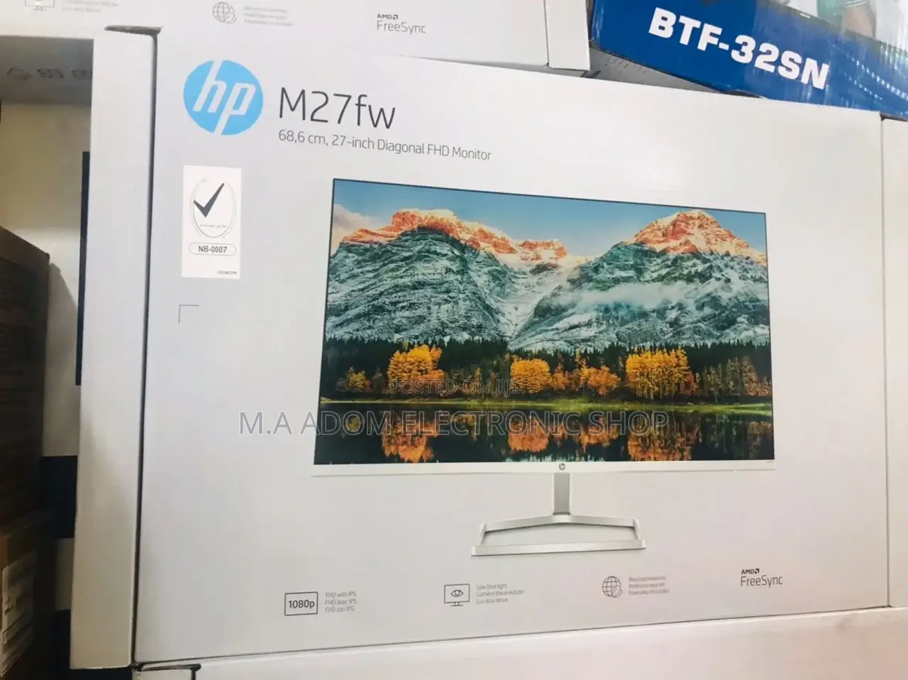 Super Hp M27FW FHD Monitor With HDMI,VGA