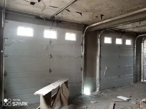 Fanlight Garage Door With Remote Control