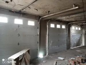 Fanlight Garage Door With Remote Control
