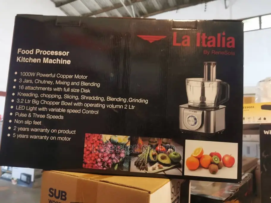 High Quality Italia Food Processor 1000w