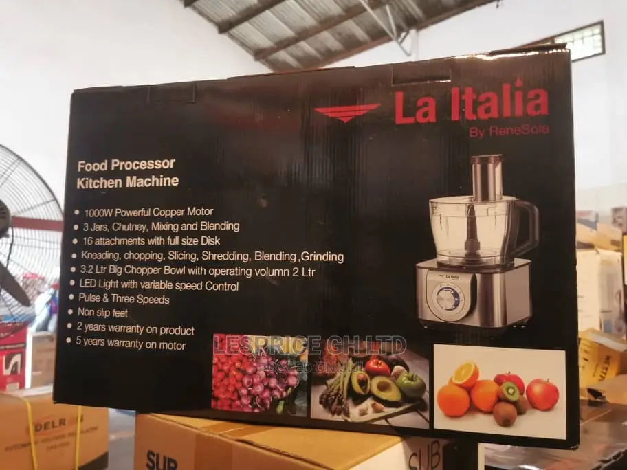 Energy Guide-1000w Motor Food Processor