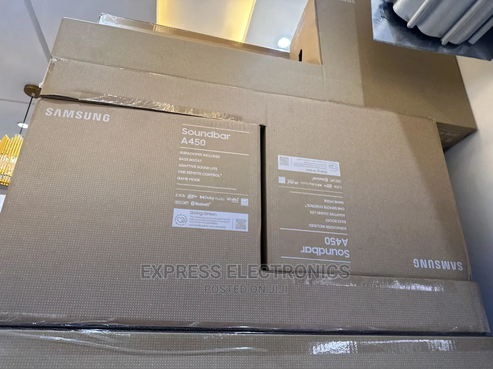 Hw-C400 Samsung Soundbar With Woofer Black Lovely 