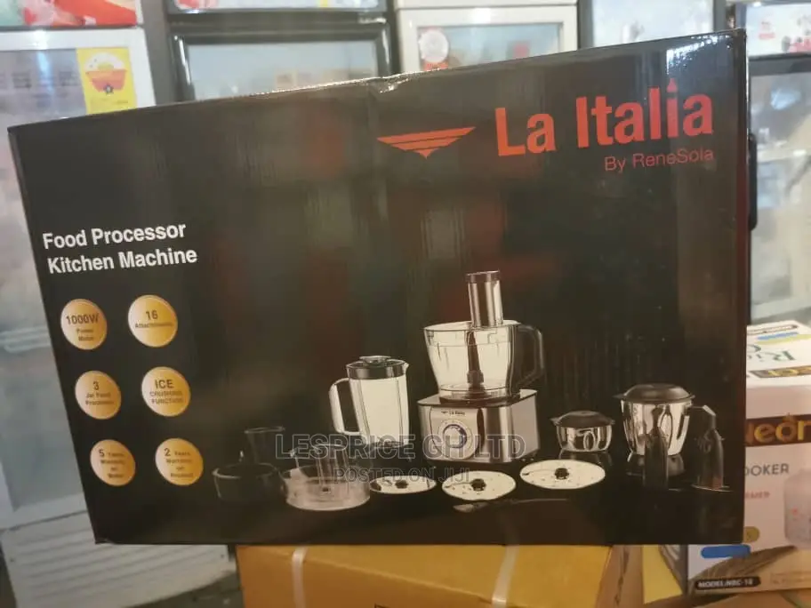 La Italia Food Processor 1000w- Kitchen Machine