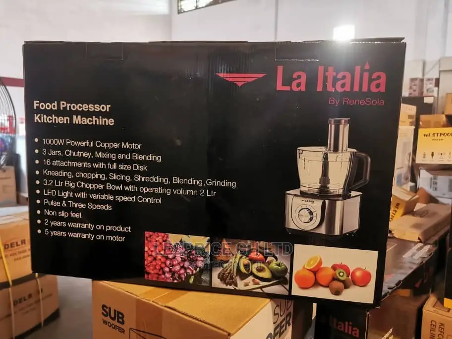 Italia Food Processor. Strong Machine