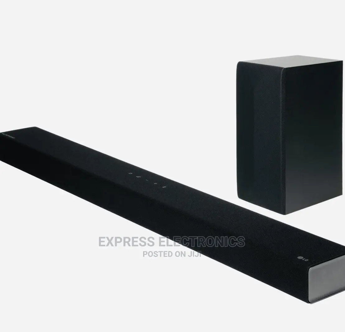 Lovely  Sleek Black LG S65Q Soundbar With Woofer 400W