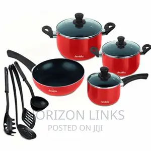 Decakila KMEP006B 11pcs Nonstick Cookware Set