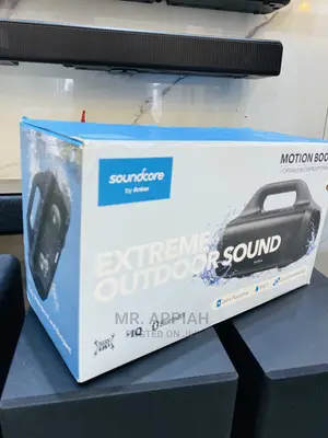 Classic Design Motion Boom (Black)Bluetooth Speaker.,