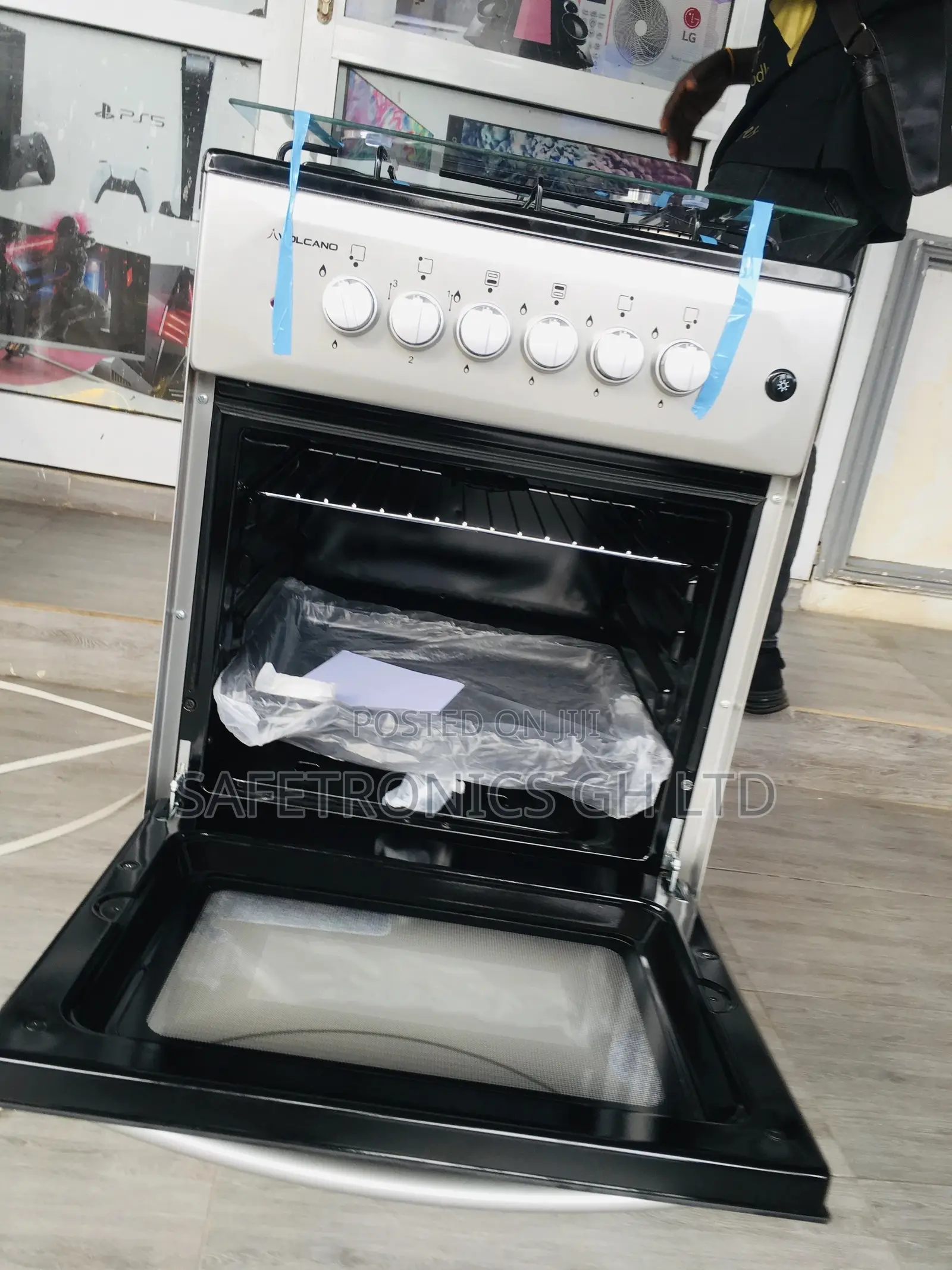 Oven With Grill 50x50 Volcano 4 Gas Cooker