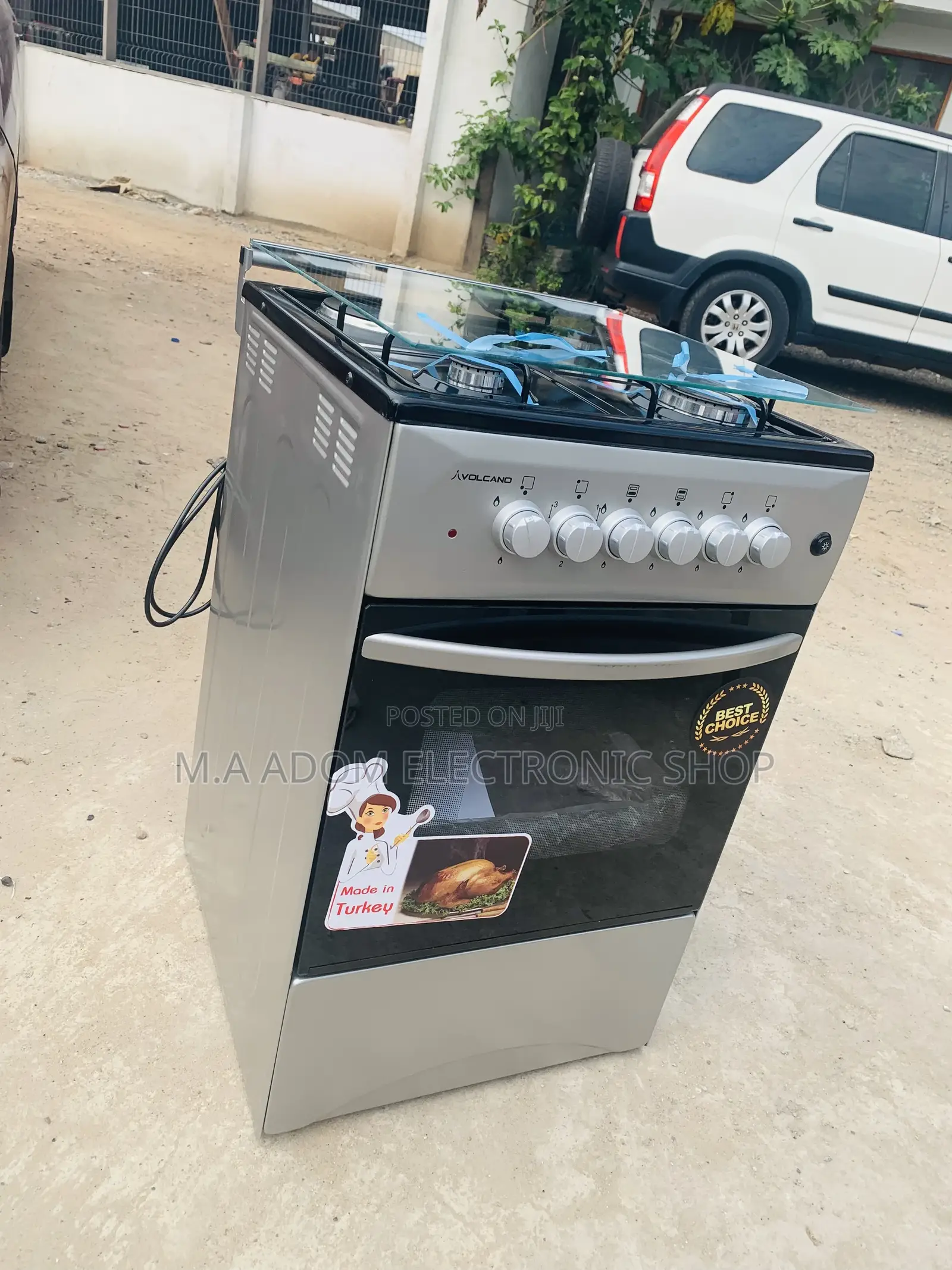 Discover Volcano 4B Gas Cooker With Year