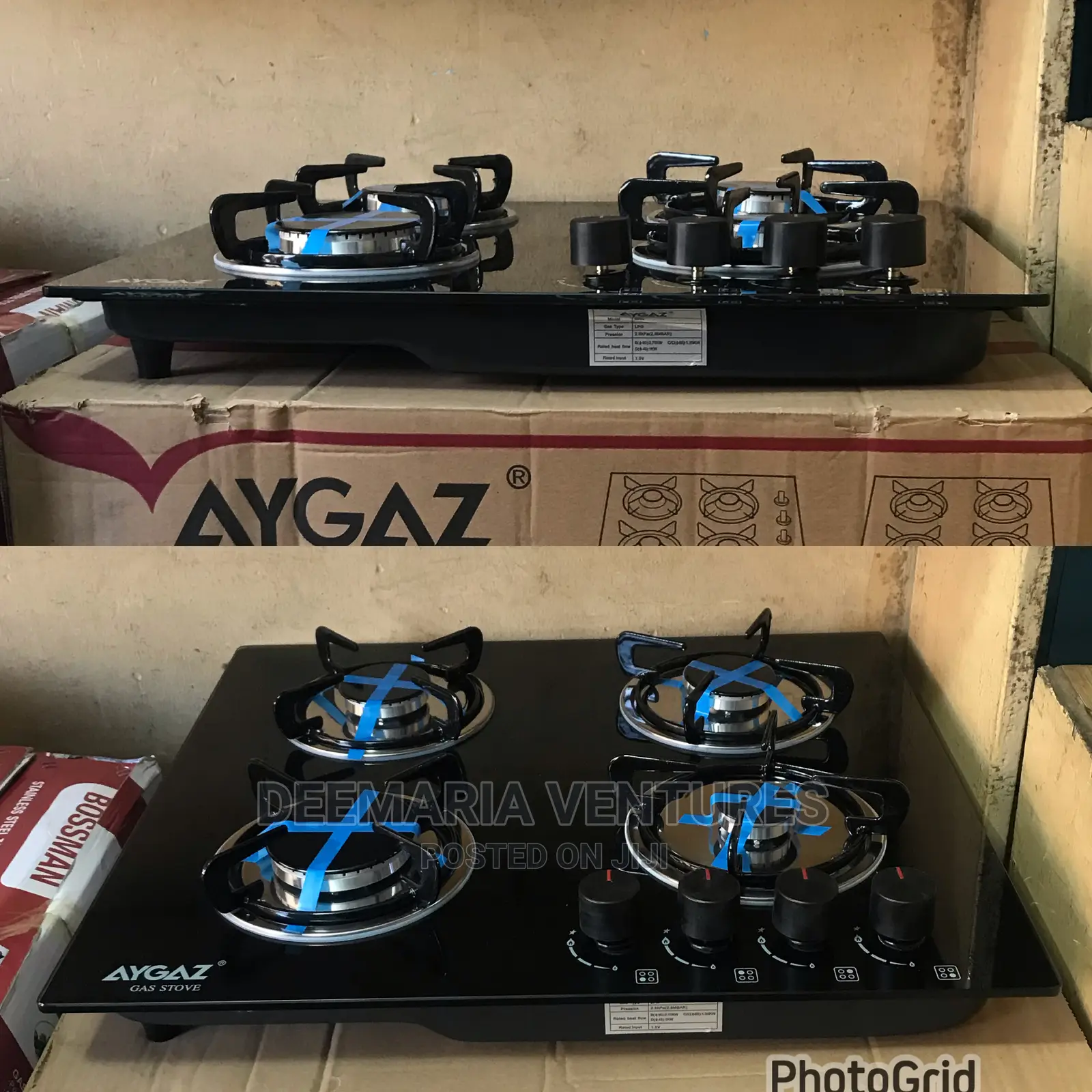 Quality Built in 4 Burner Auto Ignition Glass Top Gas Hob