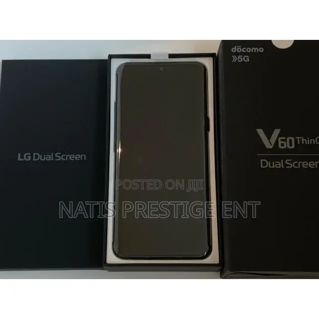 New LG V60 ThinQ 5G UW 128 GB Black