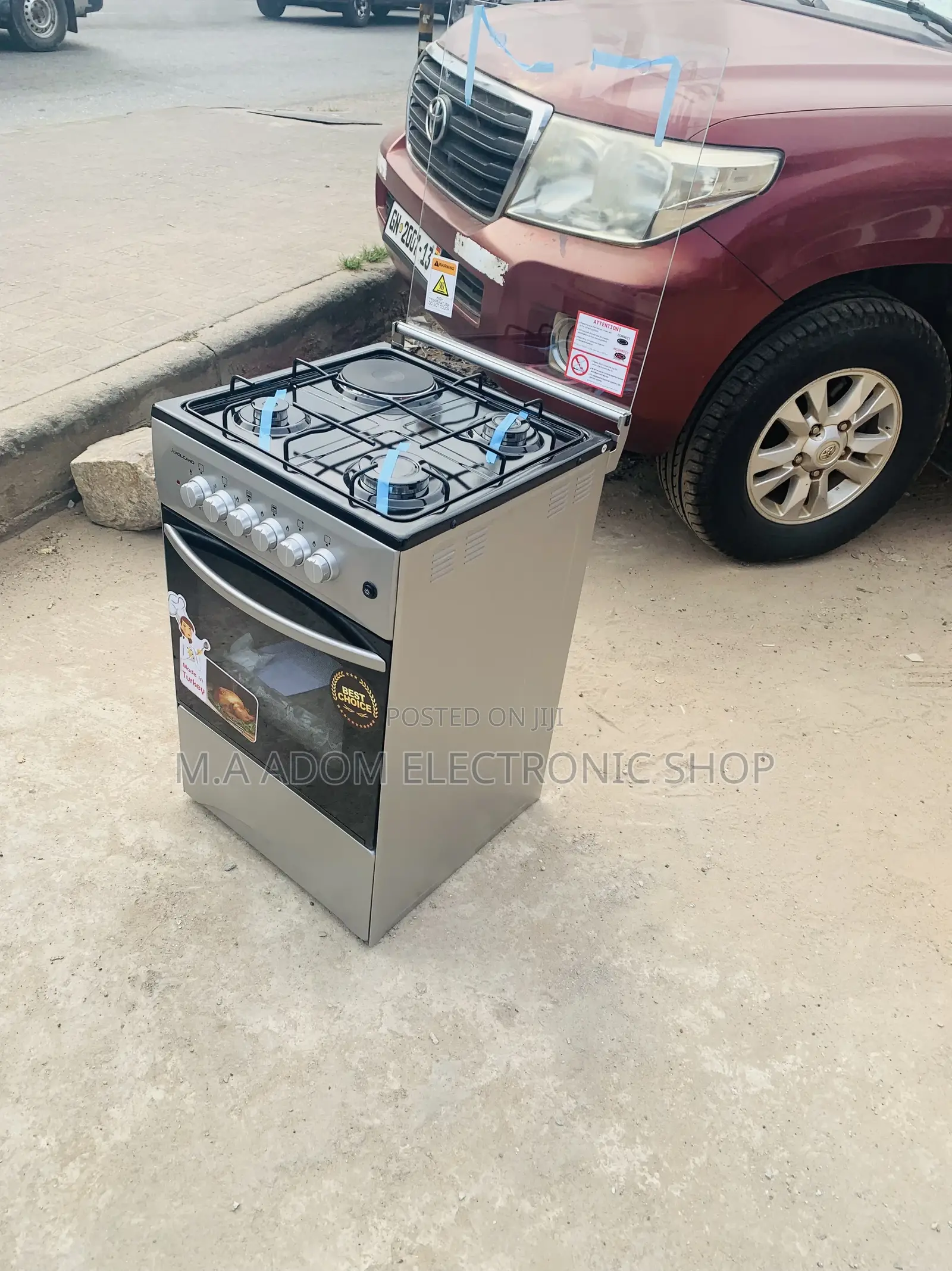 Take Superbly Volcano 4B 3+1 Gas N Eletric Gas With Grill