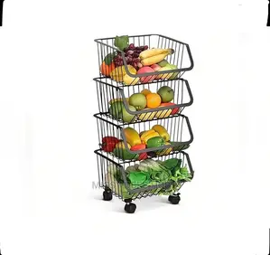 Rolling Wire Basket