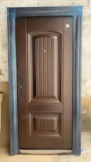 Single Metal Rough Security Door 7keys