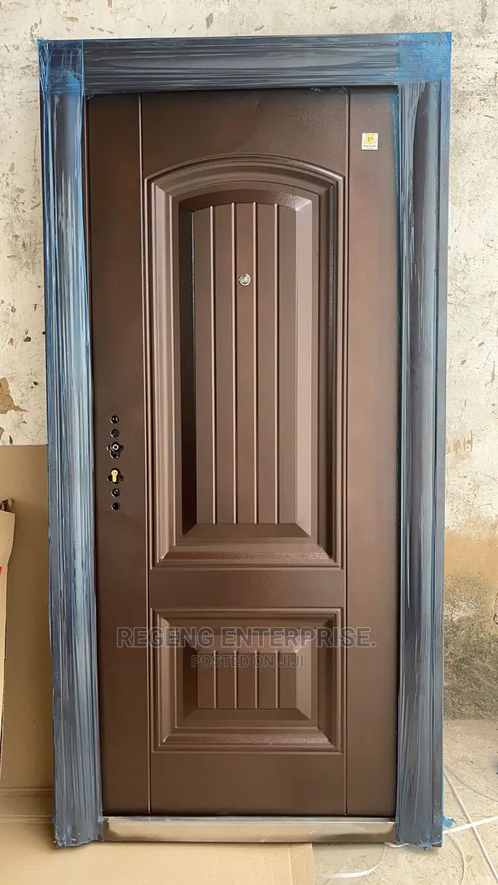Single Metal Rough Security Door 7keys