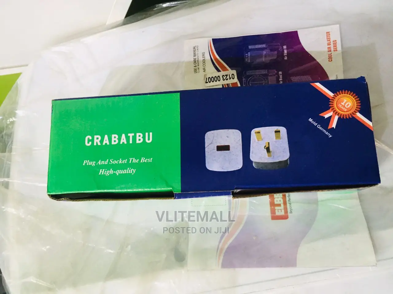 13A 3 Pin Crabatbu Plug (10pcs Per Box)