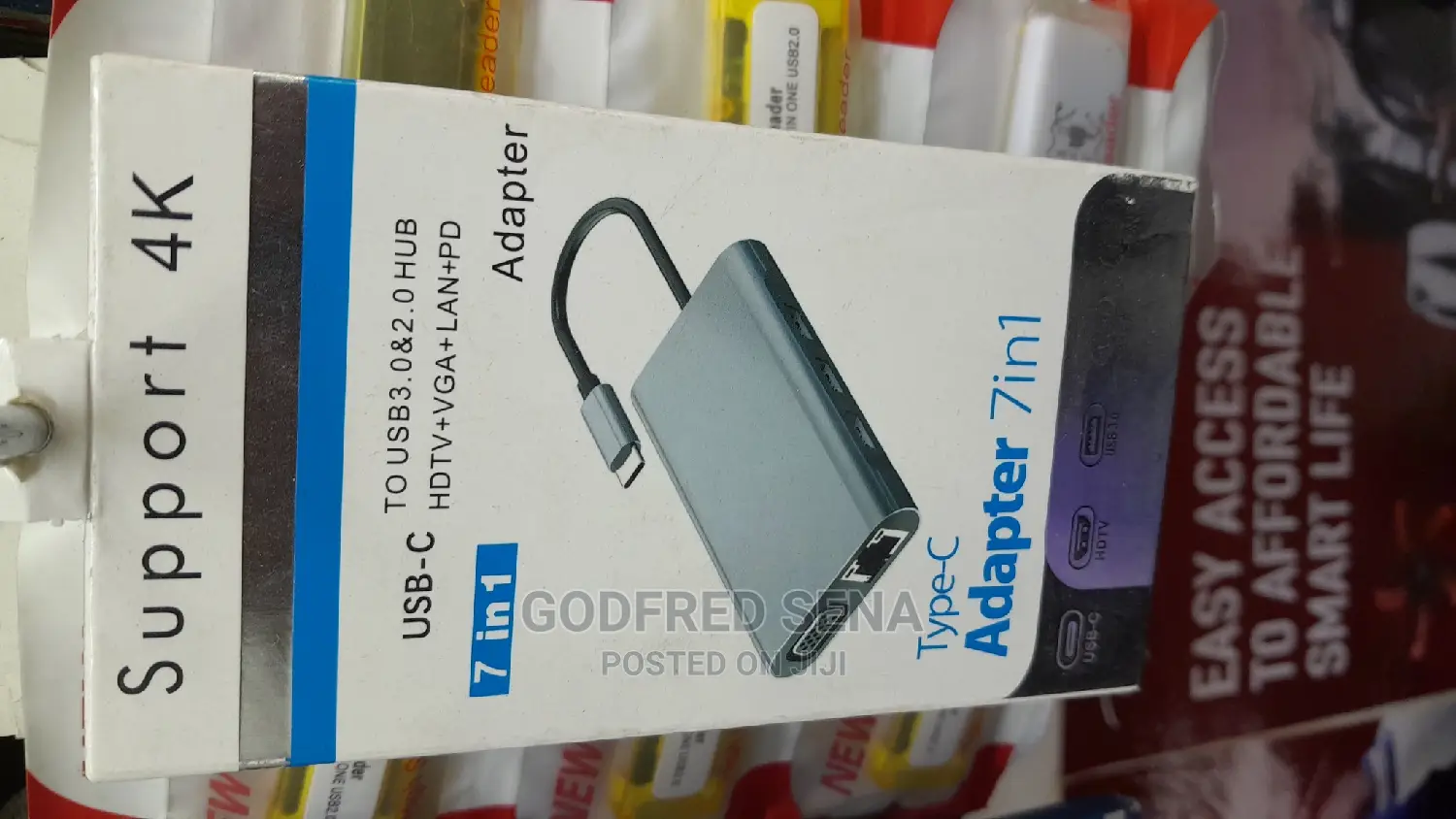 Usb C 7 in 1dongle With Rj45 Port