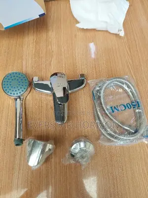 2 in 1 Telephone Shower Mixer- Chrome Chain and Handle