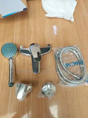 2 in 1 Telephone Shower Mixer- Chrome Chain and Handle
