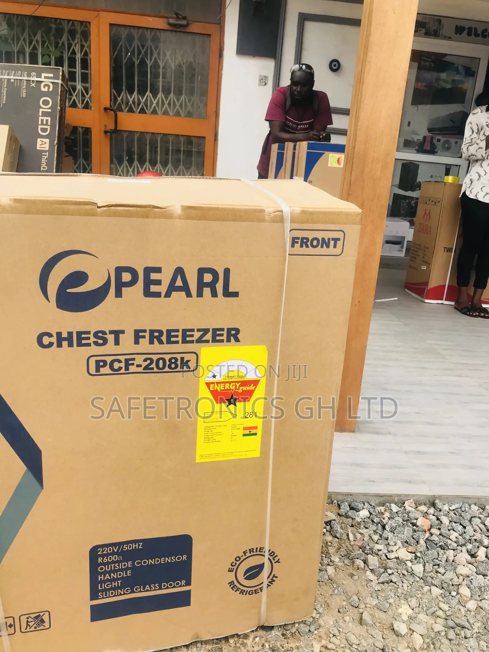 Eco Friendly Pearl 147liters PCF-208 Chestfreezer Singledoor