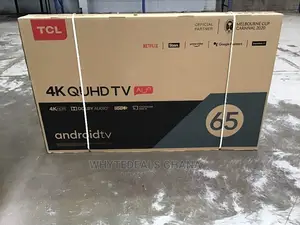 TCL 65'' P715 Quhd Smart Android TV W/Sound Bar Voice Assist