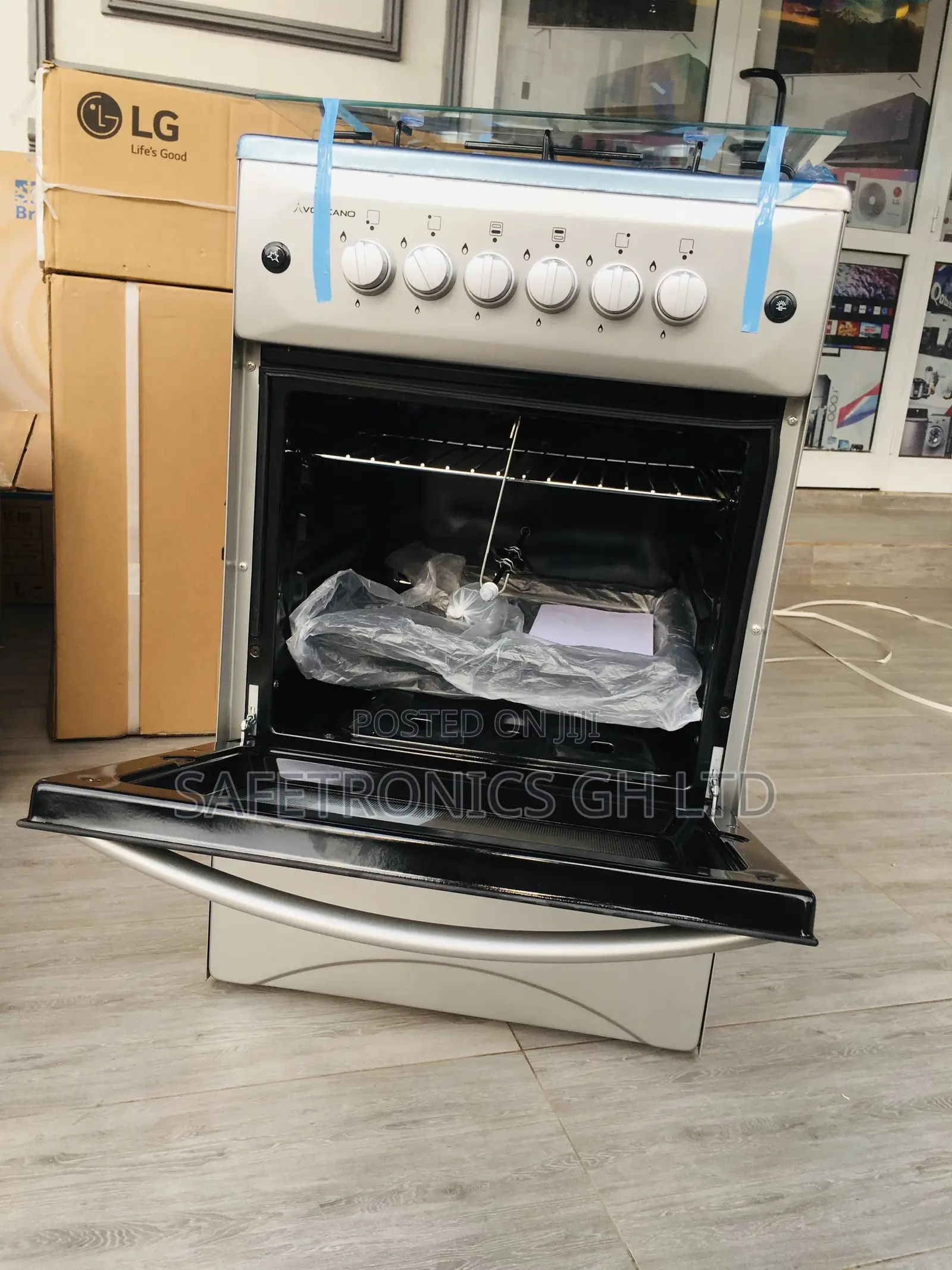Rotisserie 4 Gas Volcano Oven With Grill 50x50