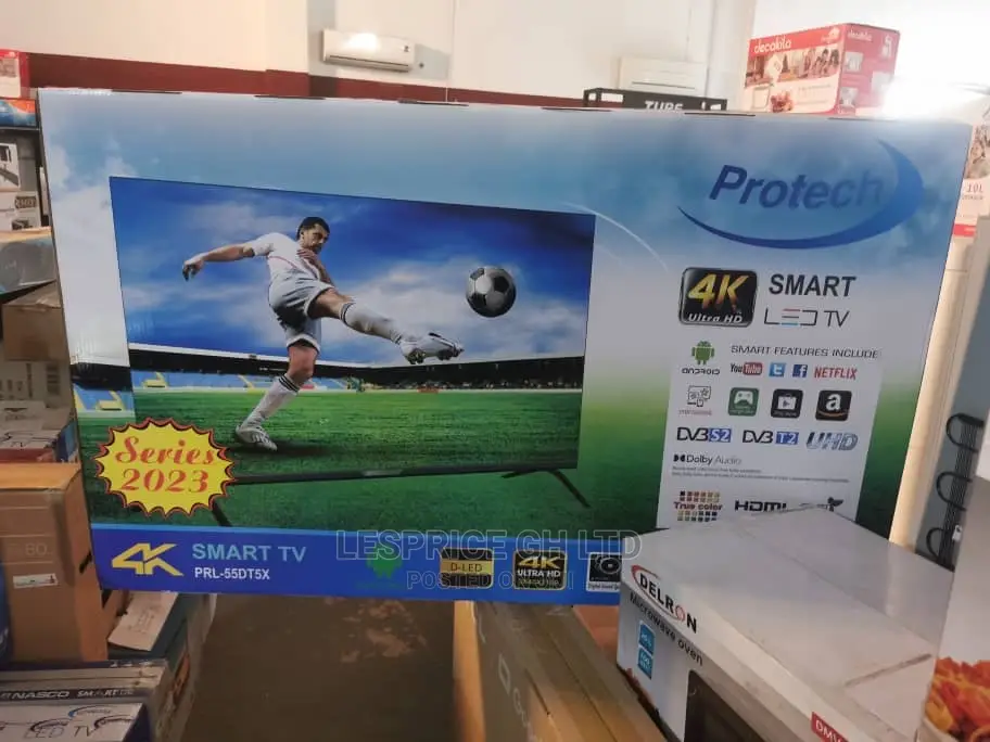 Protech 55” Android Smart Ultra UHD TV