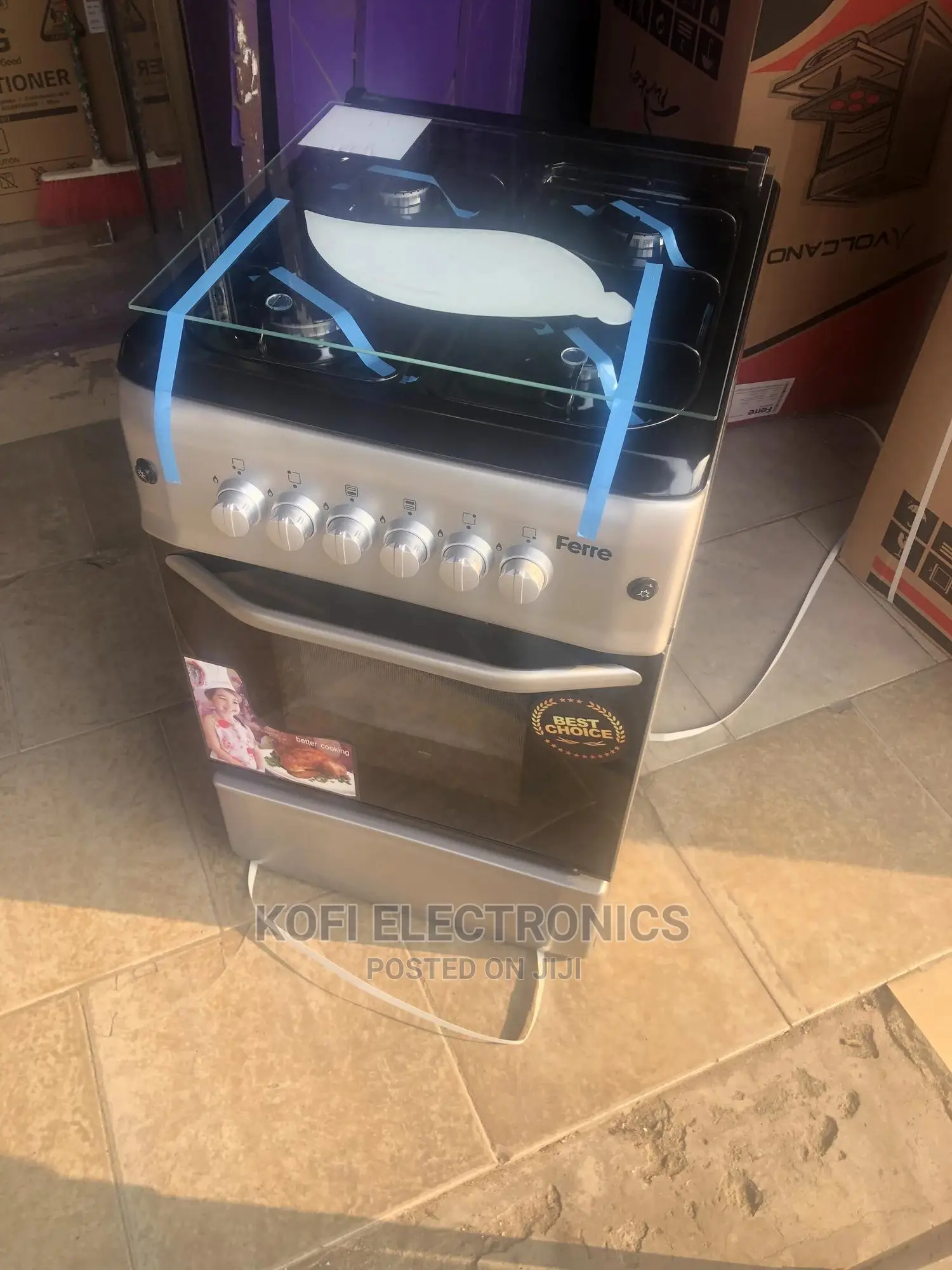 Burner Oven Grill – Auto Ignition(Oven Light) Ferre Cooker