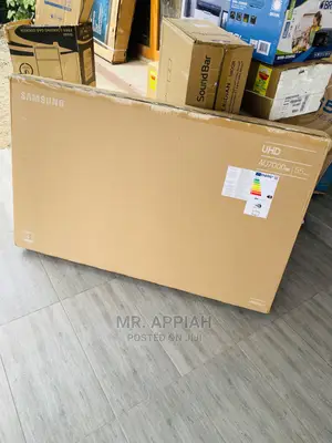 (Black)High Quality Samsung 55” 55au7022 Uhd Smart Tv.