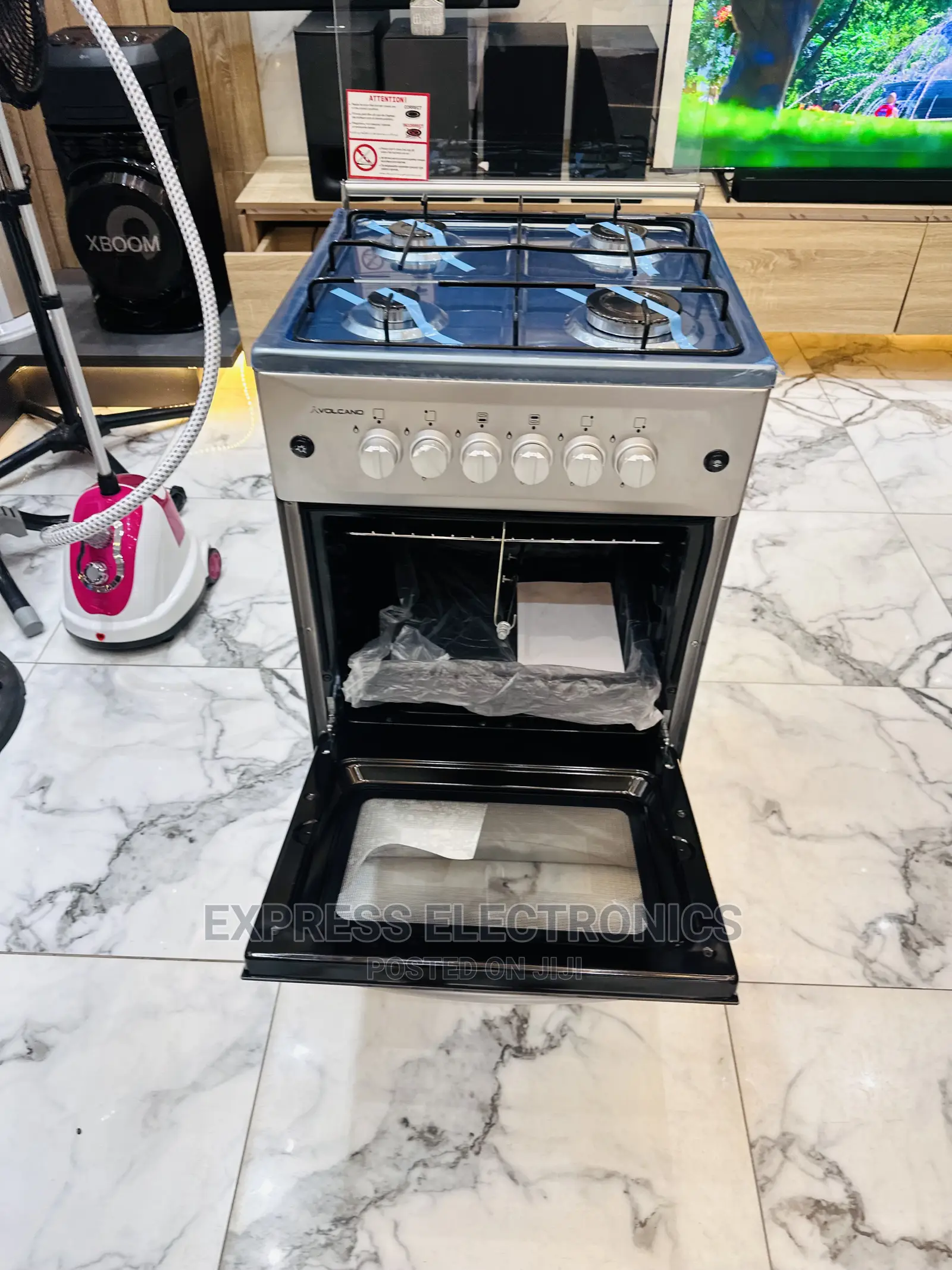 Stand Up  Cooker Oven Auto Ignition 4burner 50/55 Oven