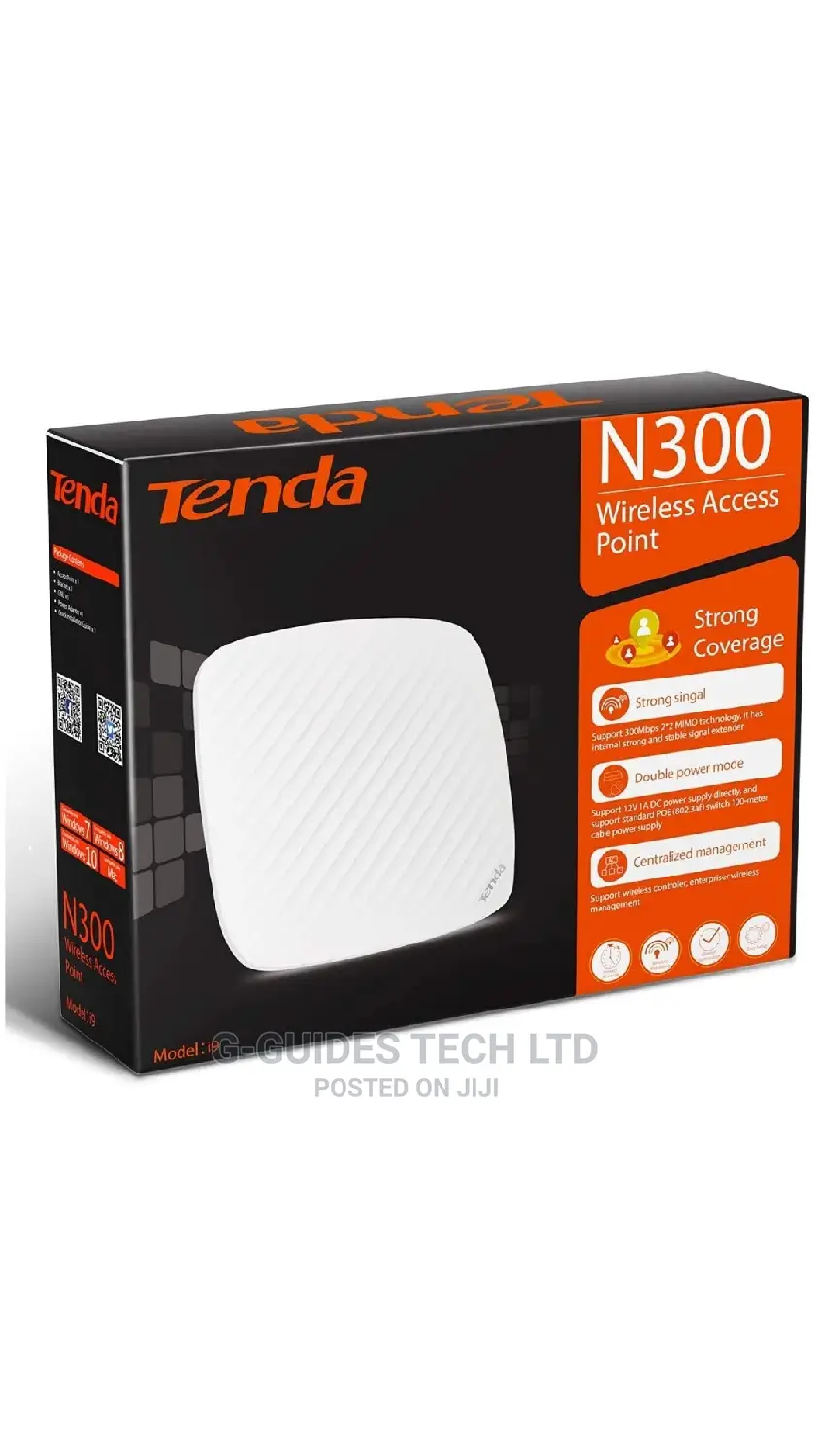 Tenda N300 Ceiling Mount Access Point Router (I9)