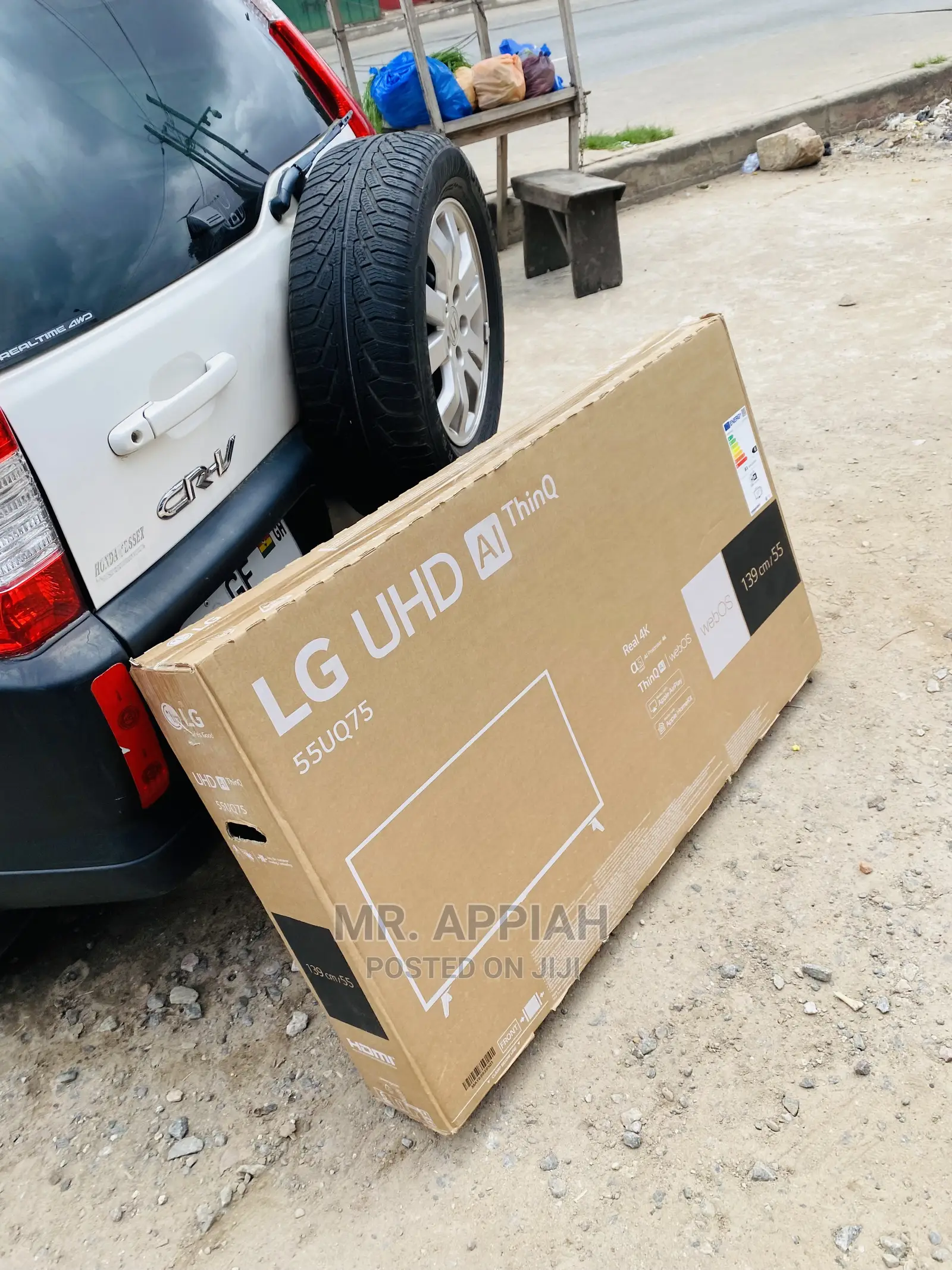 Original Lg 55 Inch Uhd Led Tv(55uq75003)Black Color.