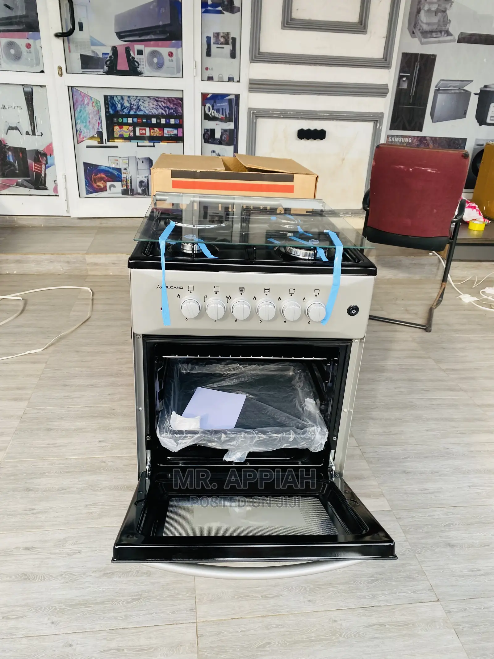 Low Cost Saving Volcano 3 Gas Cooker + 1 Electric Cooker.