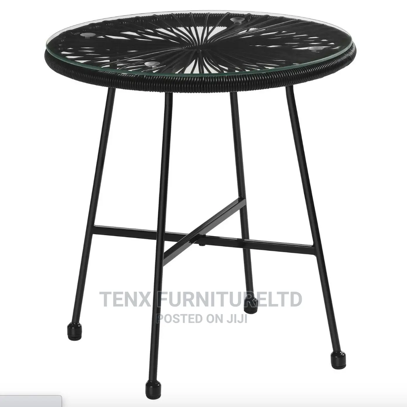 Garden Dining Furniture Glass Outdoor Dining 3 Piece Set