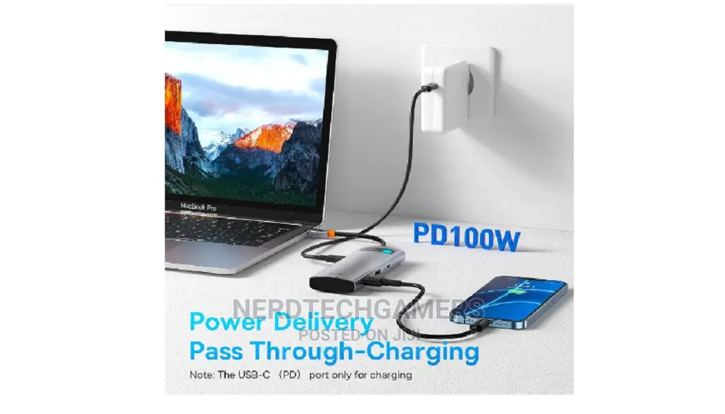 Baseus USB C Hub Multiport Adapter 7 in 1 Docking Station