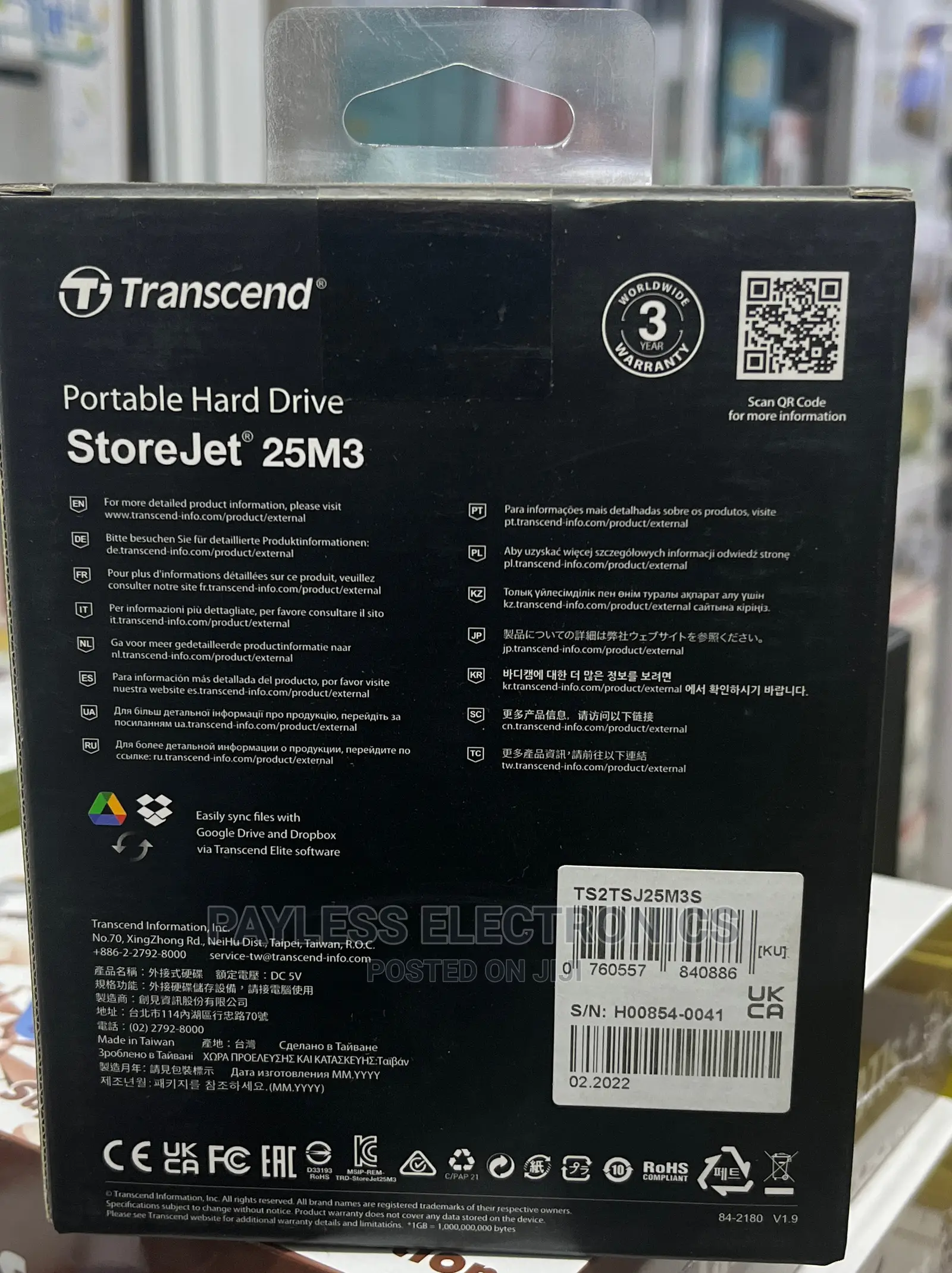 Transcend 2tb Usb 3.1 External Hard Drives
