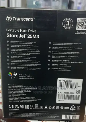 Transcend 3.1 Usb 1tb External Hard Drives