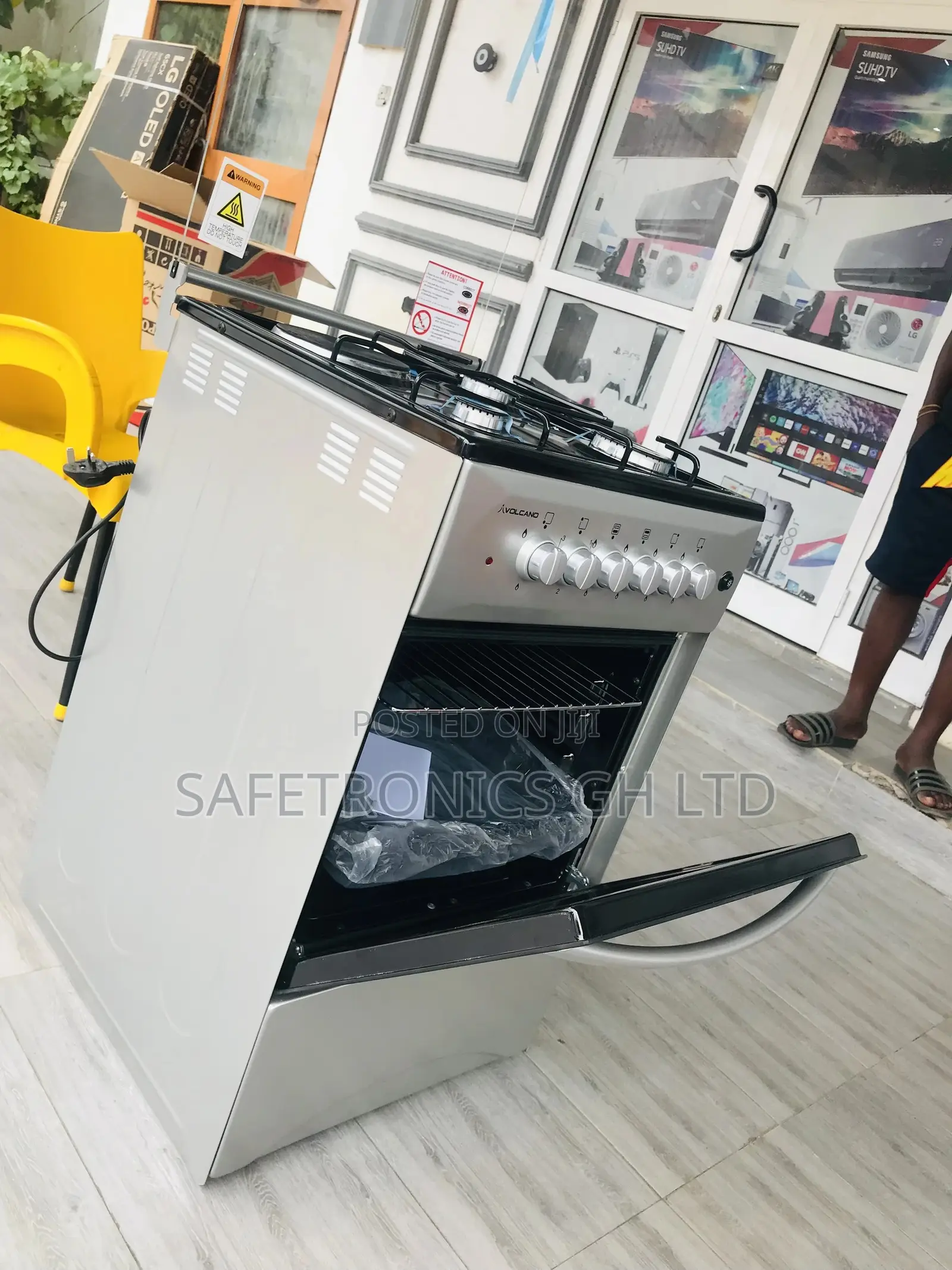 Perfect 3 Gas 1 Electric Volcano Oven With Grill 50x50