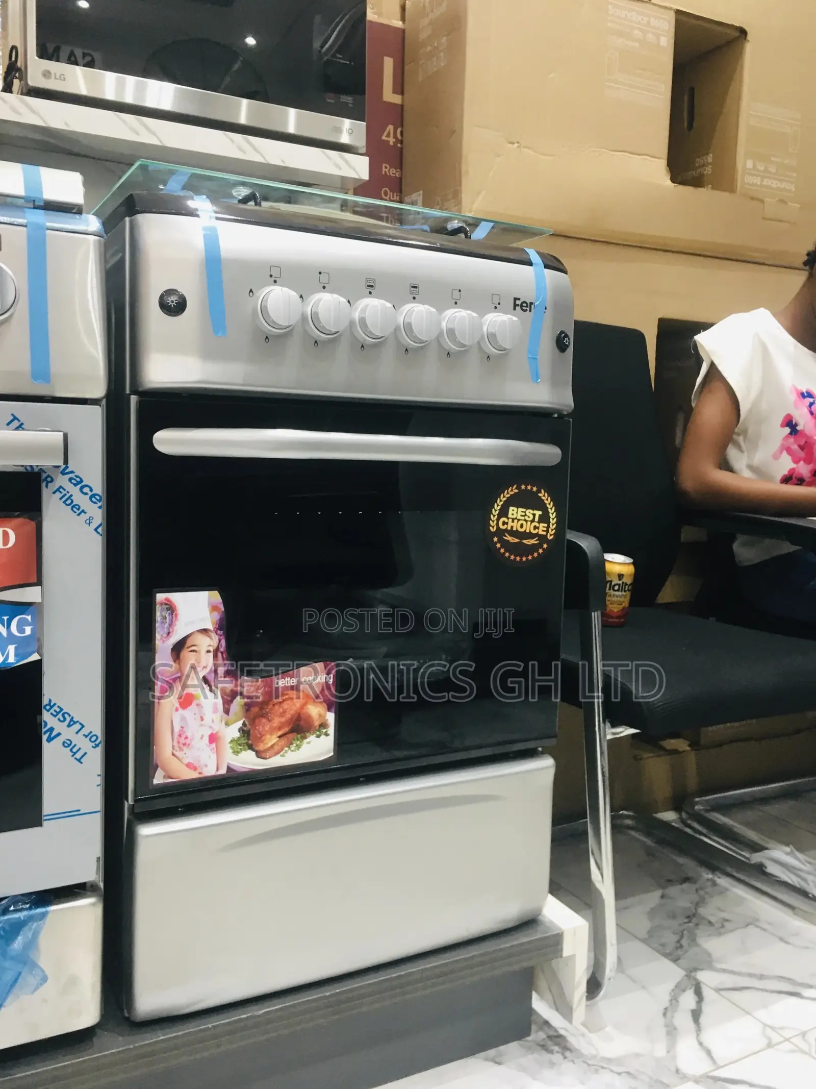 Purchase 4 Gas Burner Oven With Grill Ferre 50x55