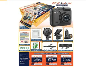 Rove R2- Pro Dash Cam, Built-in Gps, 5g Wifi Dash Camera