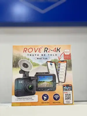 Rove R2- Dash Cam Built in Wifi GPS Car Top Dashboard