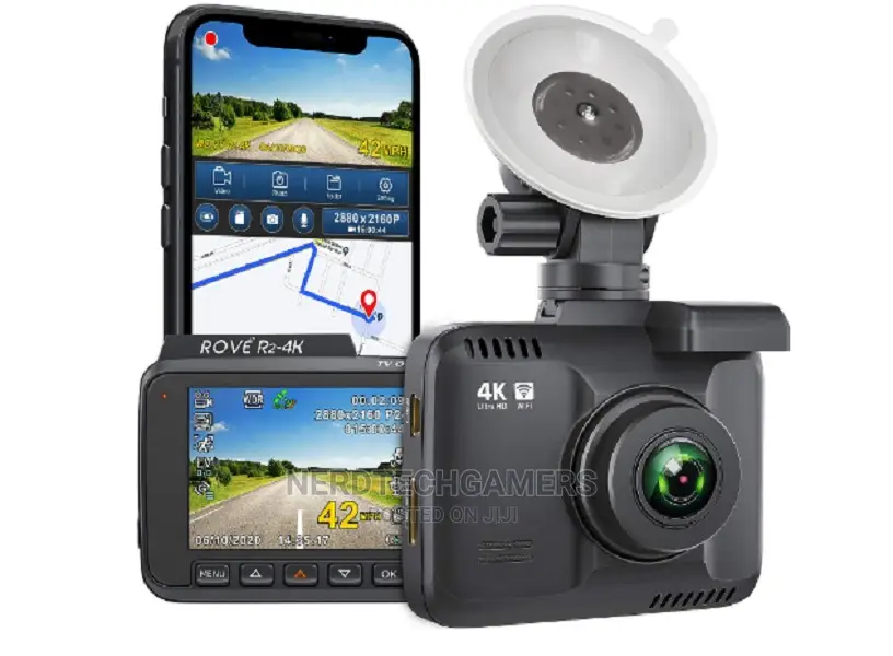 Rove R2- Dash Cam Built in Wifi GPS Car Top Dashboard