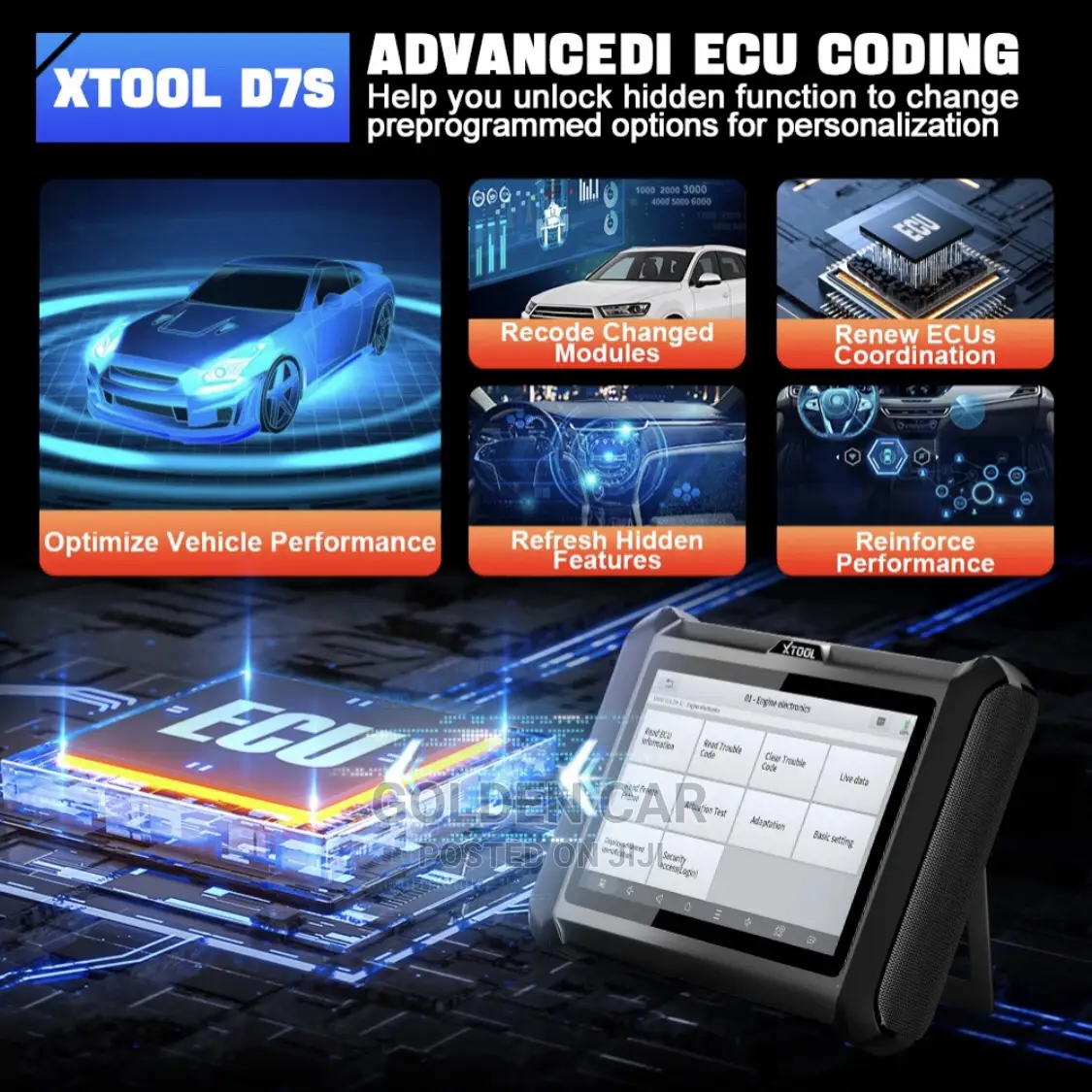 Xtool D7s Obd2 Car Diagnostic Scanner