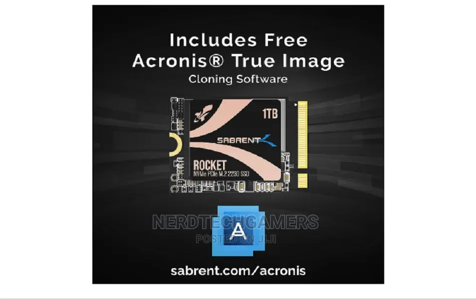 SABRENT Rocket 2230 Nvme 4.0 1TB High Performance Pcie 4.0
