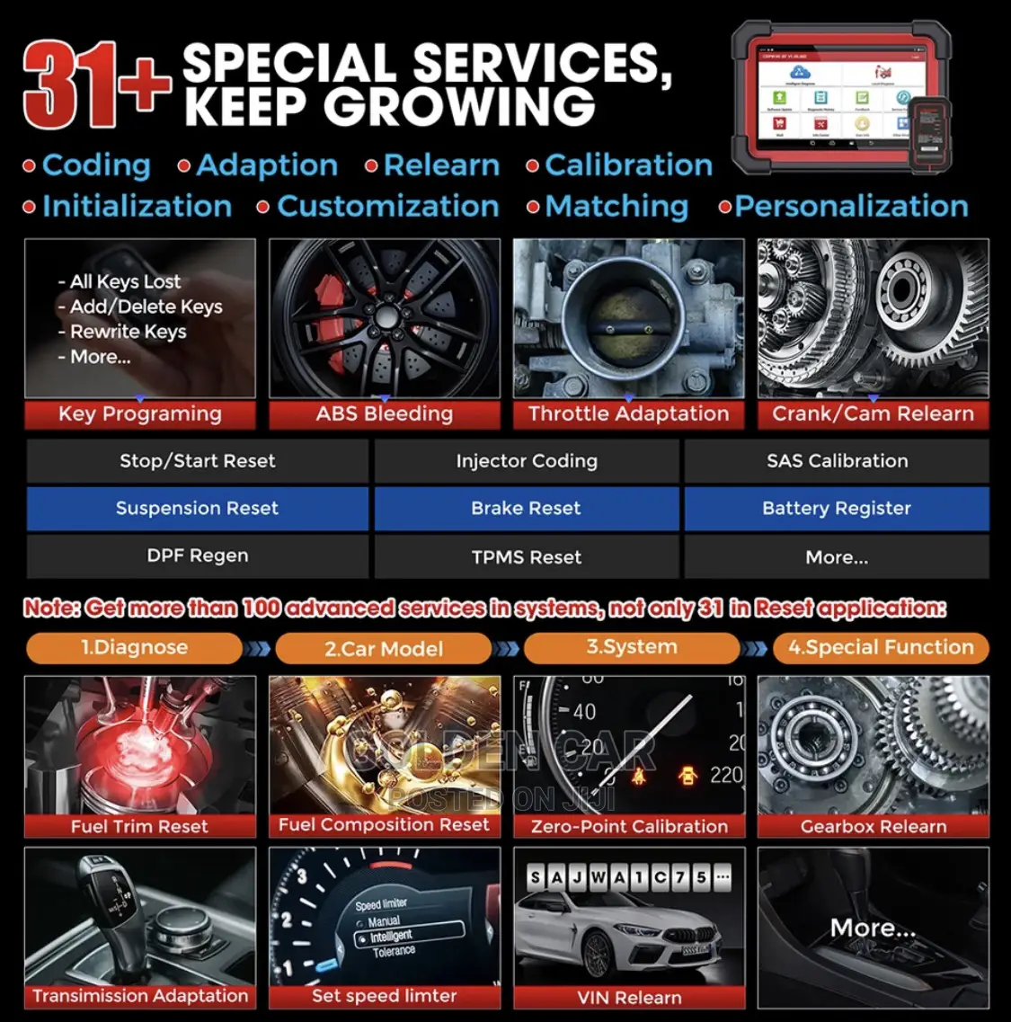 Launch X431 Crp919bt. Obd2 Car Diagnostic Scanner