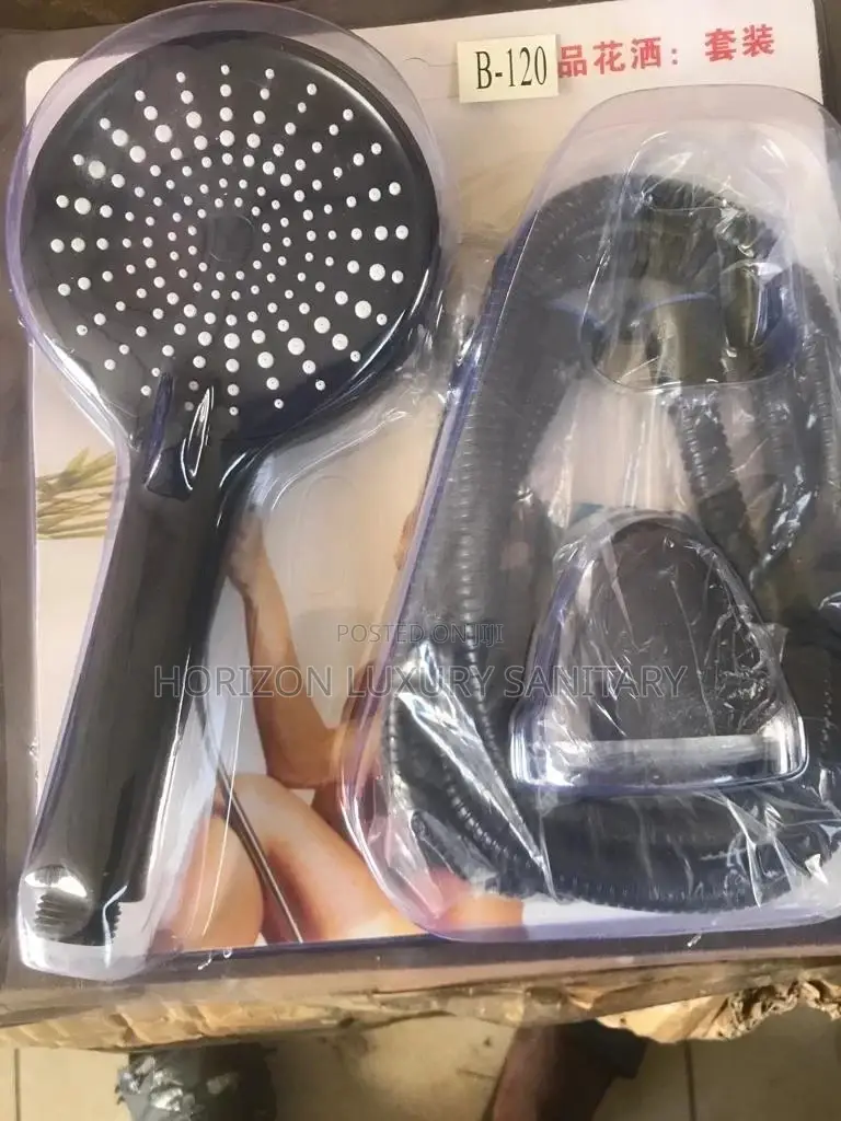 Black Handheld Shower Head