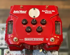 Guitar Effects Damage Control Solid Metal Dual Vacuum Tube