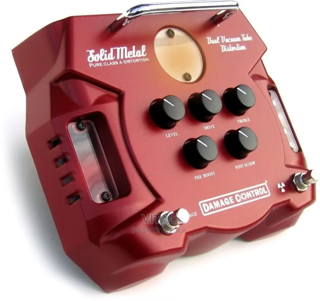 Guitar Effects Damage Control Solid Metal Dual Vacuum Tube