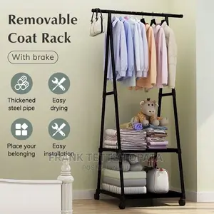 Multifunction Clothes Hanger Triangle Coat Rack Removable