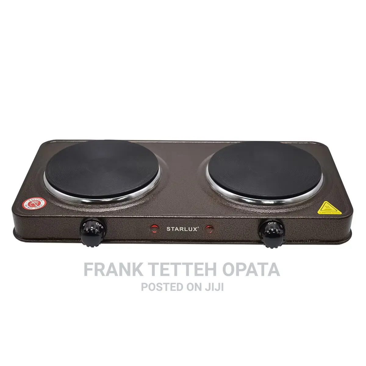 Starlux Portable 2 Burner Fast Heating Electric Hot Plate